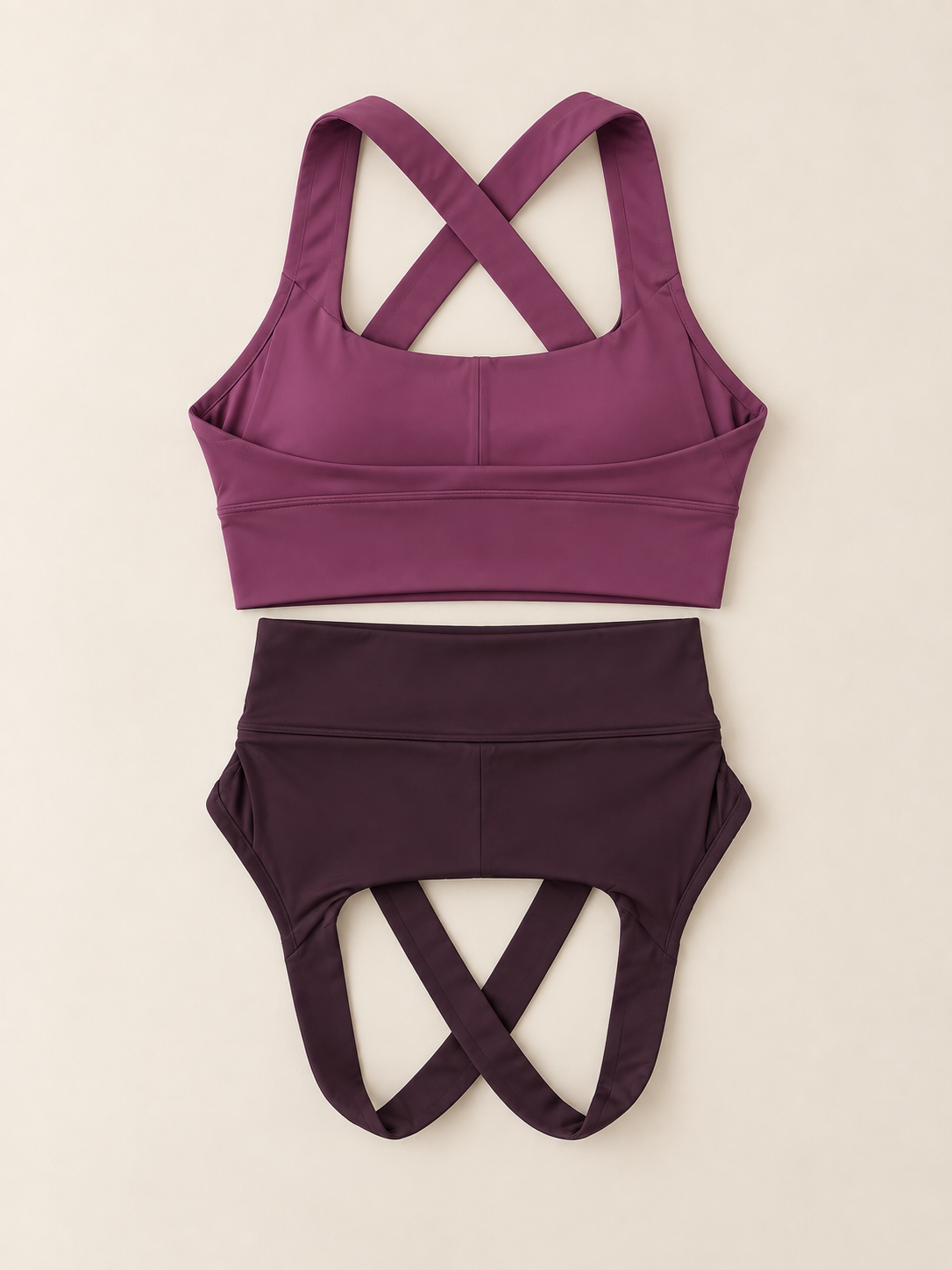 The Cropped Set - Plum